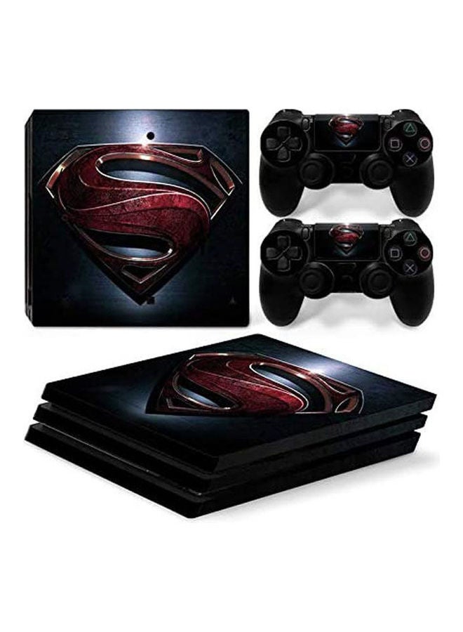 Sony PlayStation 4 Pro Personality Console Decal Skin Stickers With 2 Pcs Stickers For PS4 Pro Controller 