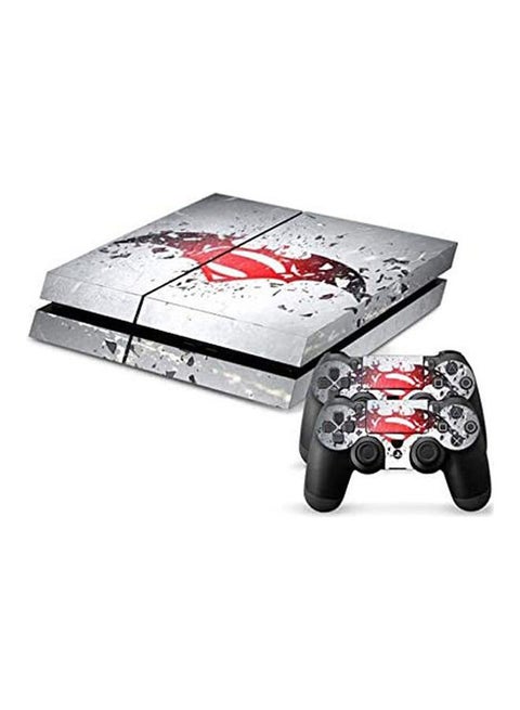 Superman Vs Batman Cover Sticker For Ps4 Console And Controller