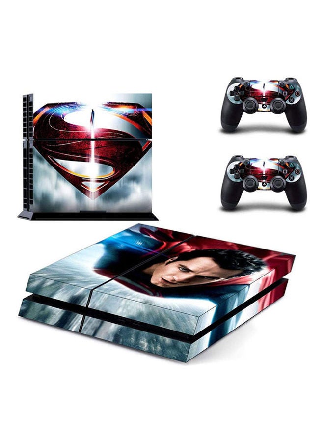 Super-Men Exclusive Skin Sticker Decal For Ps4 Console Controller