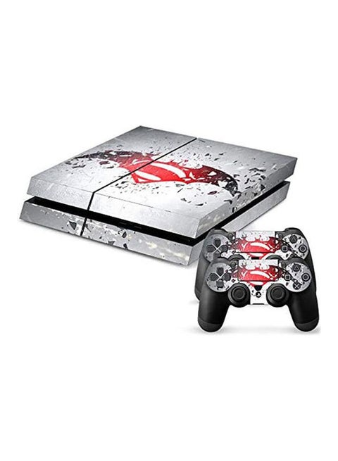 Superman Vs Batman Cover Sticker For Ps4 Console And Controller
