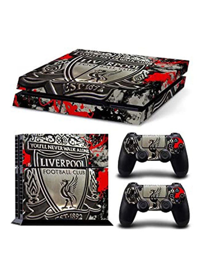3M Skin Sticker For Sony PlayStation 4 And 2 Sticker For Controler , Liverpool Shape