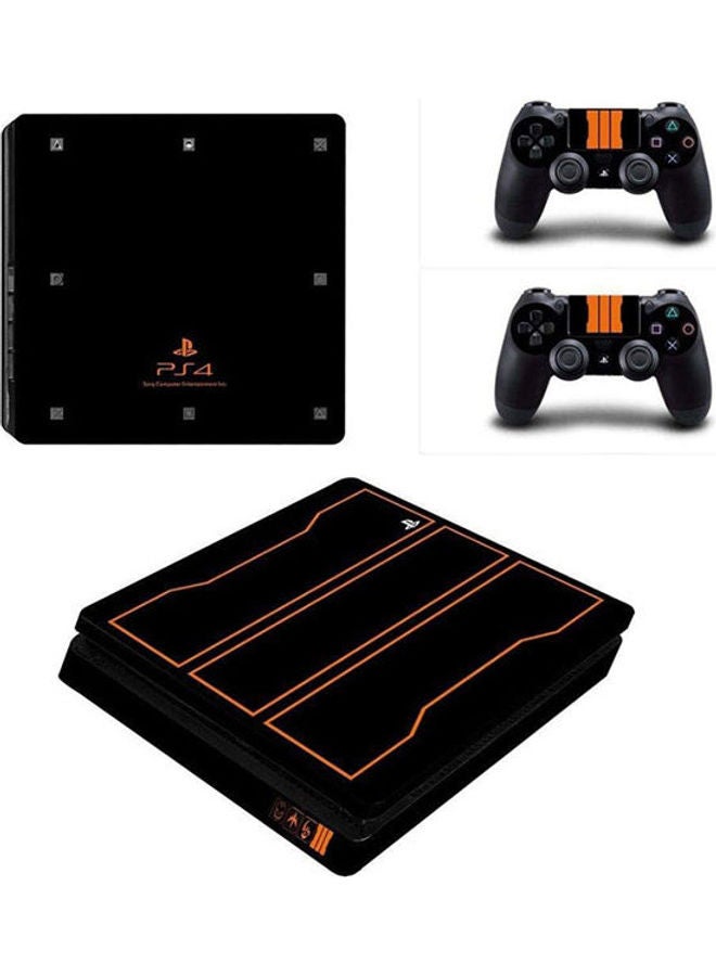 Waterproof Colorful Vinyl For PS4 Slim Sticker For Sony PlayStation 4 Slim Console 2 Controller