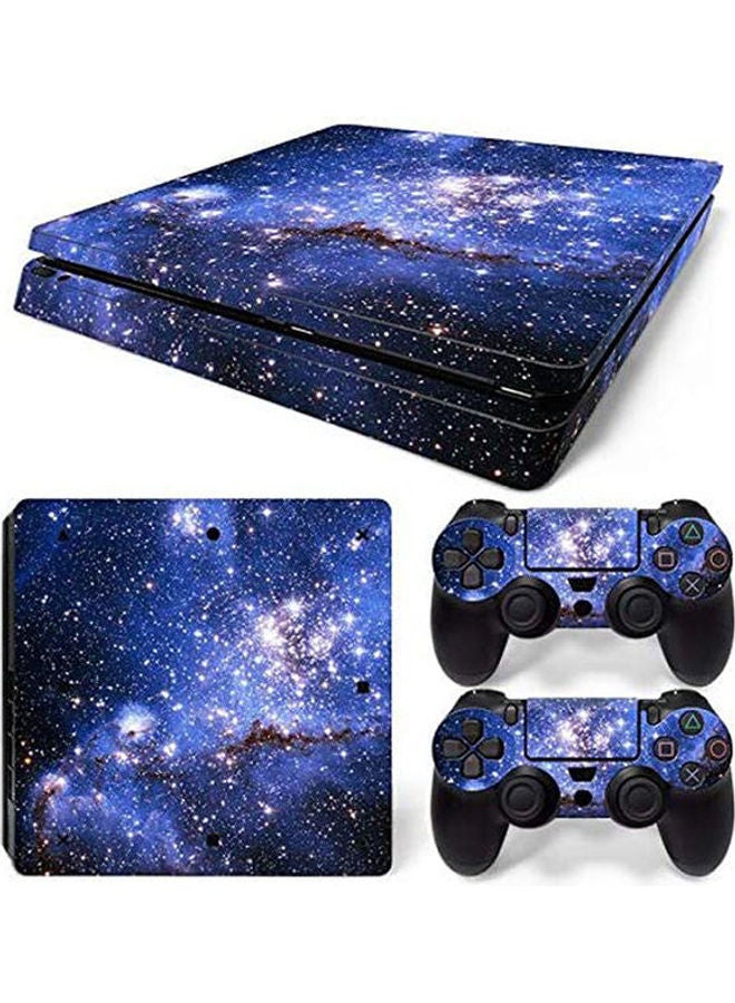 Generic - Waterproof Colorful Vinyl For PS4 Slim Sticker For Sony PlayStation 4 Slim Console 2 Controller - Image 1