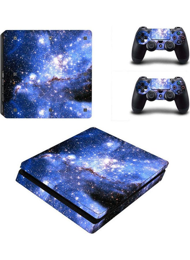 Waterproof Colorful Vinyl For PS4 Slim Sticker For Sony PlayStation 4 Slim Console 2 Controller