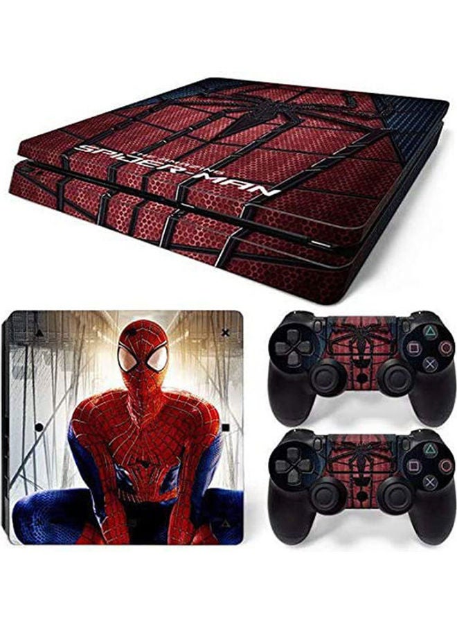 Waterproof Colorful Vinyl For PS4 Slim Sticker For Sony PlayStation 4 Slim Console 2 Controller