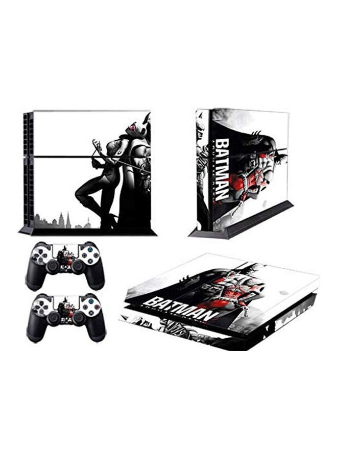 ملصقات بطبعة باتمان لذراع تحكم بلايستيشن 4