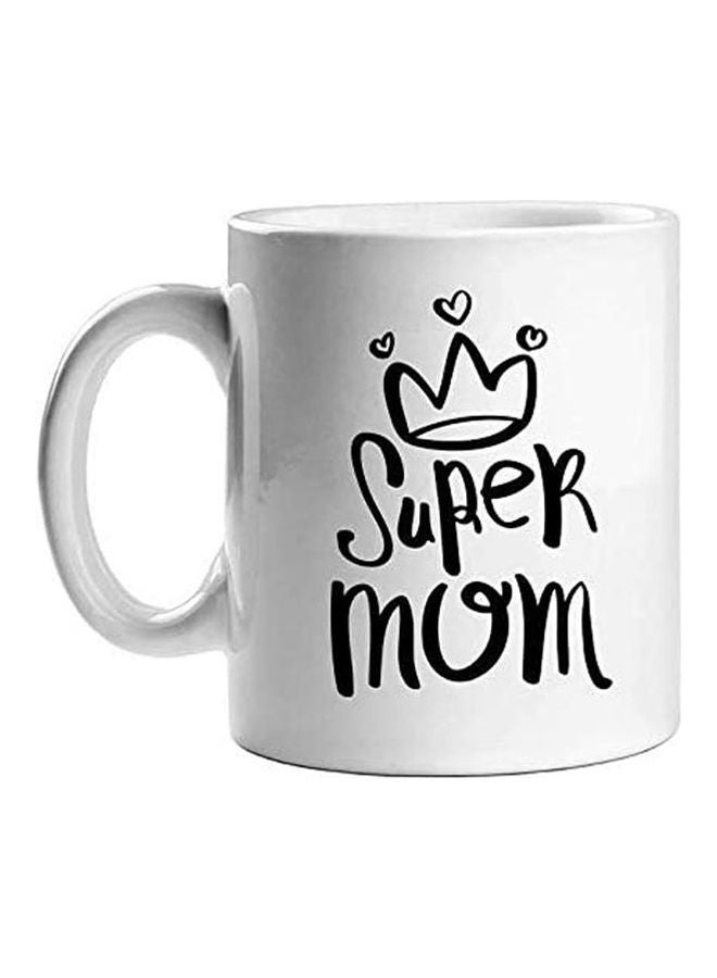 بوسترمان - قدح Super Mom أبيض - Image 1