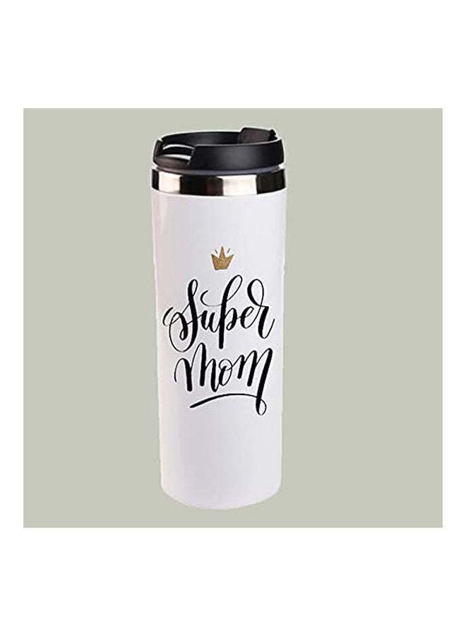 Super Mom-Thermal Stainless Steel Mug White 