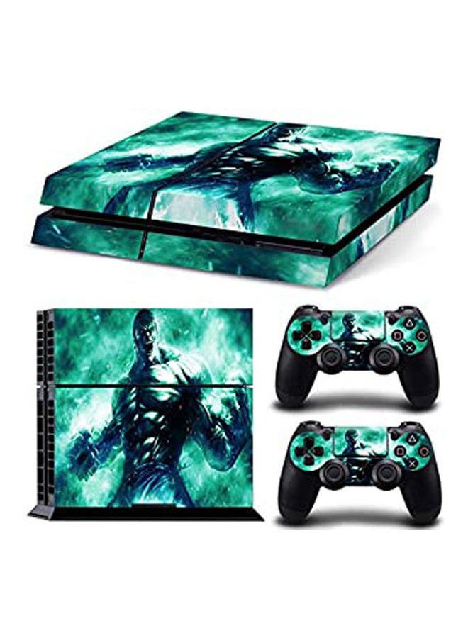 3M PS4 Sticker For Sony PlayStation 4 And 2 Controller Skins Stickers Green Colorshouting Giant