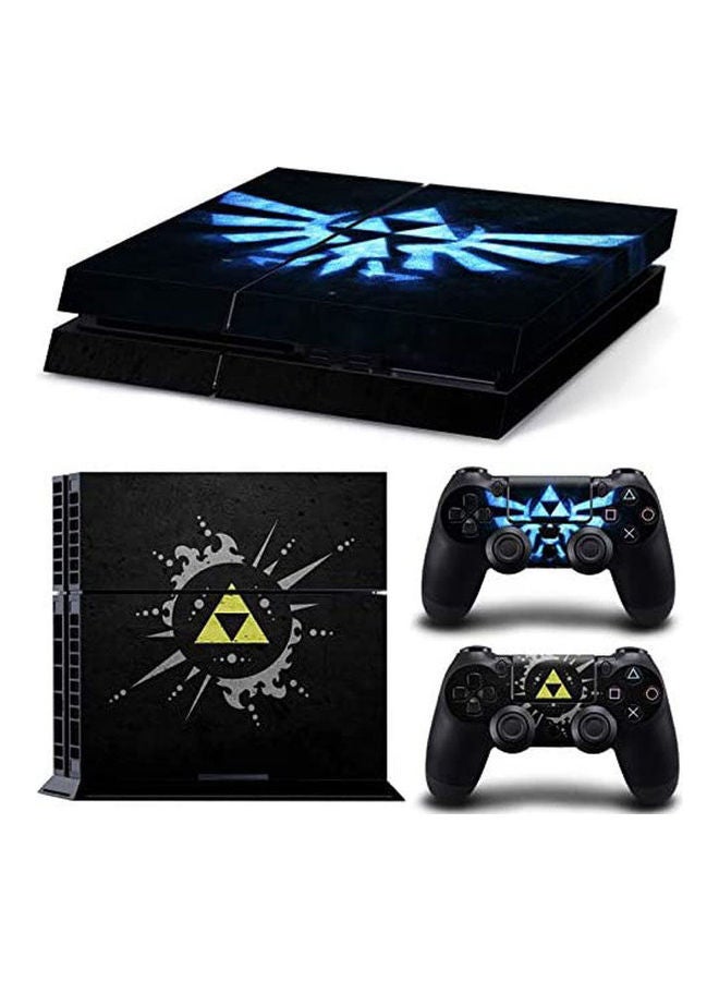 Nuclear Sign Vinyl Skin Sticker Decal For PlayStation 4 And 2 Controllers [Sfc-57]