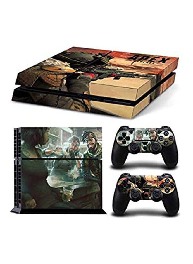 3M - PS4 Skins - Apex Legends Custom Decals Sticker For PlayStation 4 Console & 2 Controller Skin Set Stickers Zy - Image 1