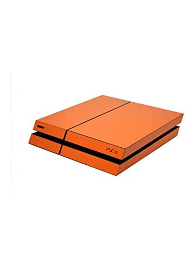 3M PS4 Full Matte Orange Sticker Wrap With 2 Controller 