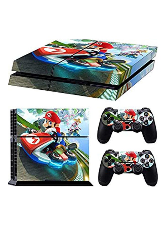 3M PS4 Game Console Skins Decals Super Mario Cart Sticker