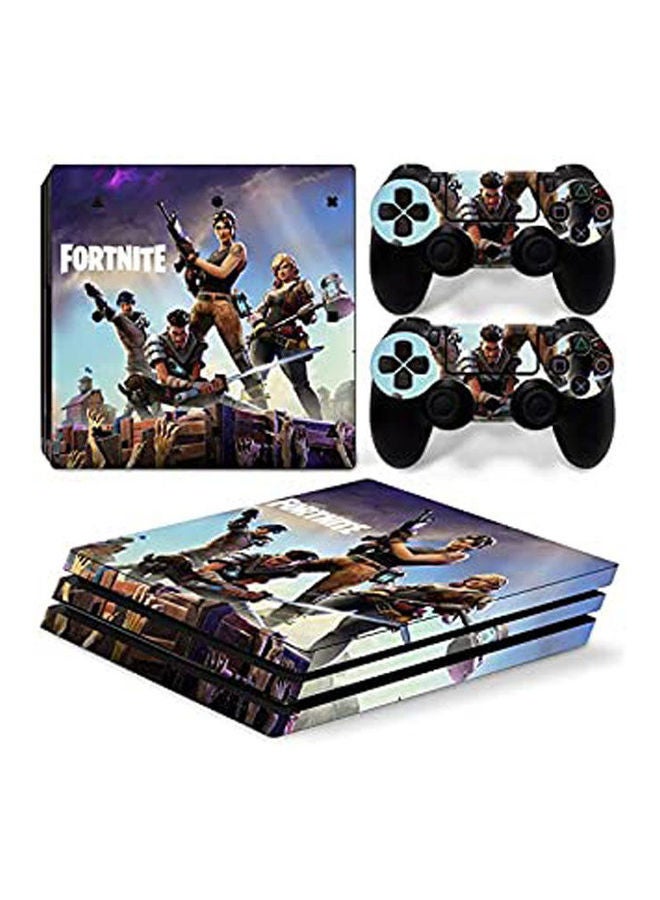 3M PS4 Pro Game Machine Full Body Protection Film Game Theme Fortite Matte Scratch Protection Film-X