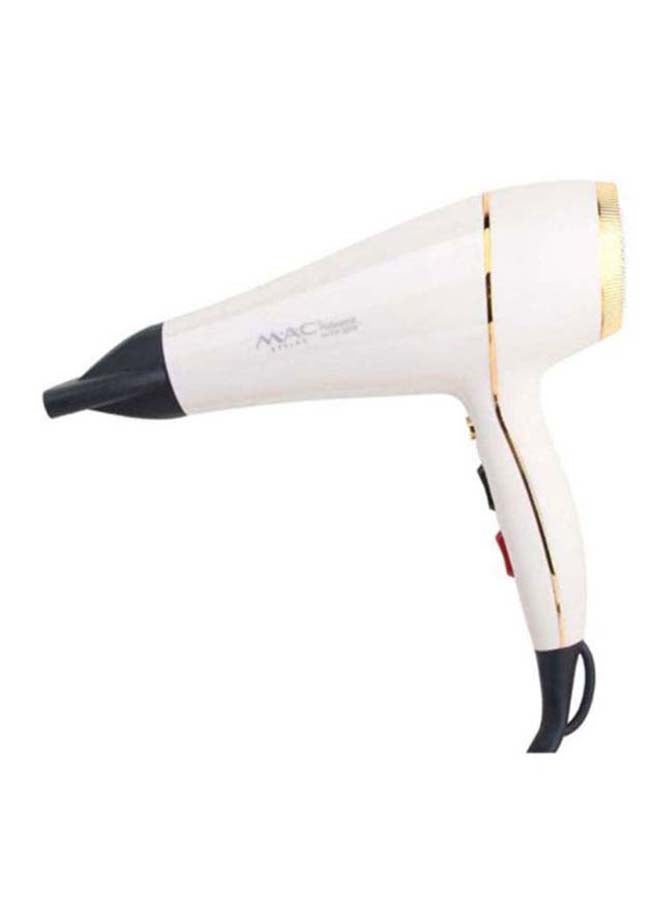 ماك ستايلر مجفف شعر احترافي أوف وايت/ ذهبي/ أسود - Image 2