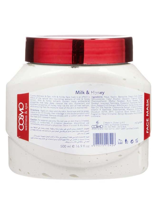 COSMO Milk & Honey Face & Mask 500ml  - Image 2