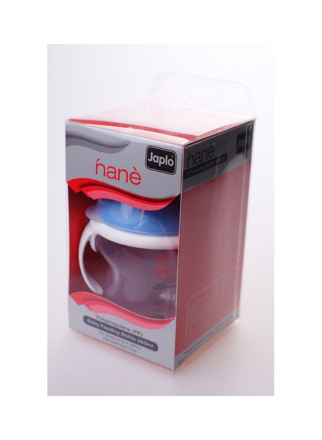 Japlo Nana Natural Feeding Bottle , for natural feeling like the sensation of breastfeeding , with Anti-colic nipple & Lukewarm water mixer 260 ml (seprate handes)  - Image 3