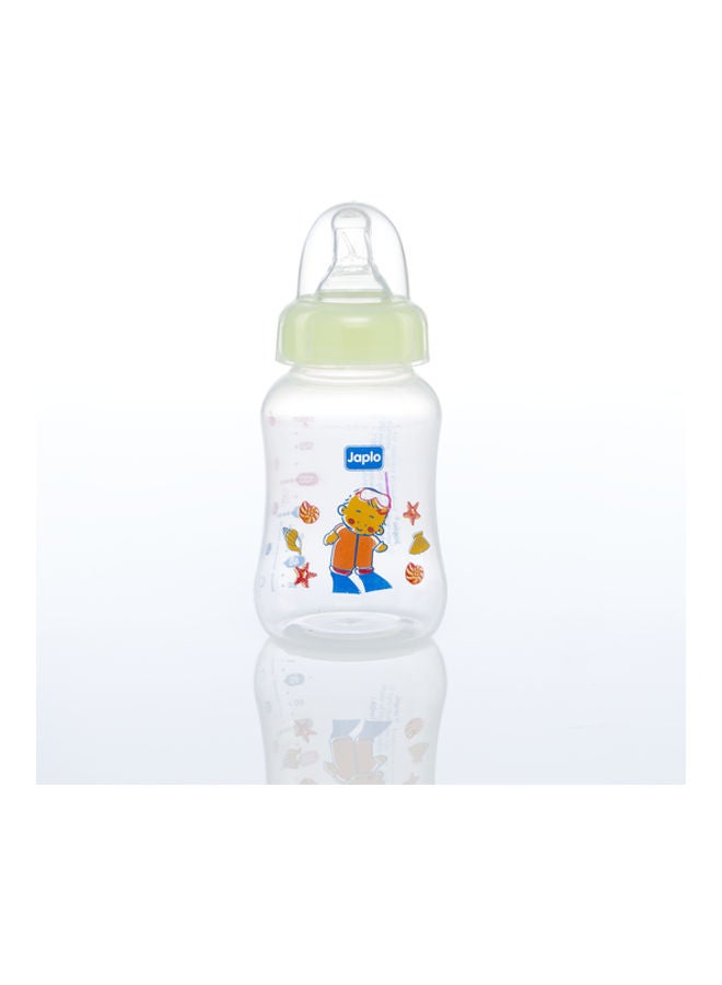 Japlo Streamline baby feeding Bottle with Anti-colic nipple & Lukewarm water mixer size 140 ml (card)  - Image 1