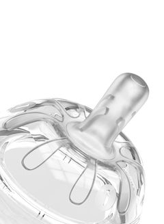 Nuvita Set Of 2 Anti-Colic Valve Mimic Feeding Bottle Teats, 3m+ -  Clear  - Image 3