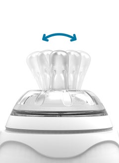 Nuvita Set Of 2 Anti-Colic Valve Mimic Feeding Bottle Teats, 3m+ -  Clear  - Image 5