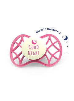 Nuvita Orthodontic Pacifier Glow In The Dark , 6M+ - Marsala  - Image 2