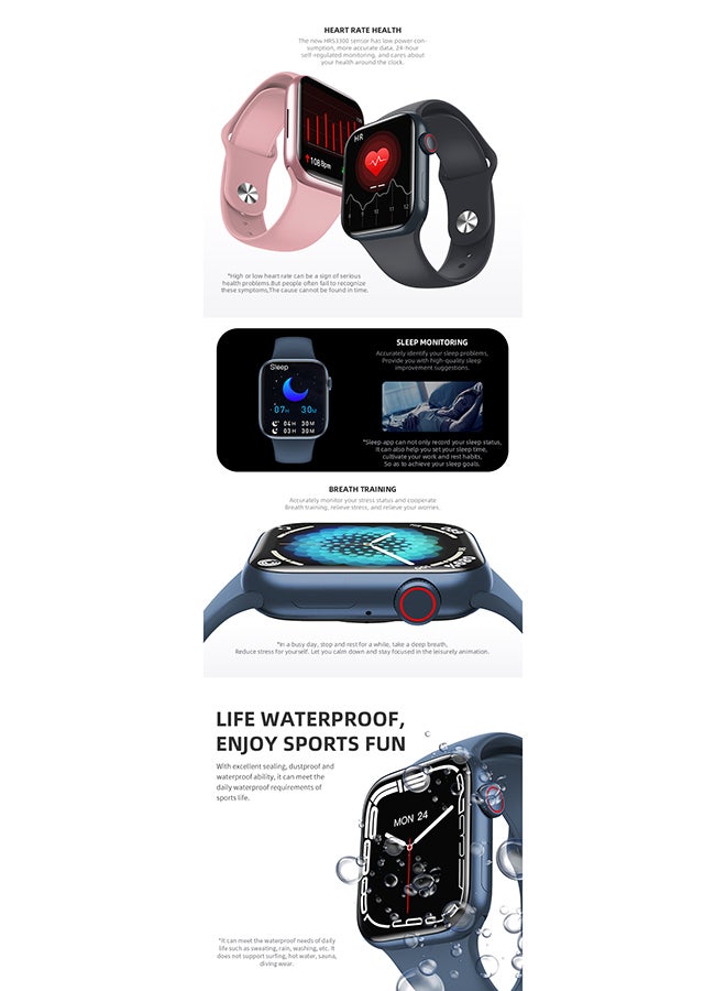150.0 mAh Series 8 Smartwatch Blue
