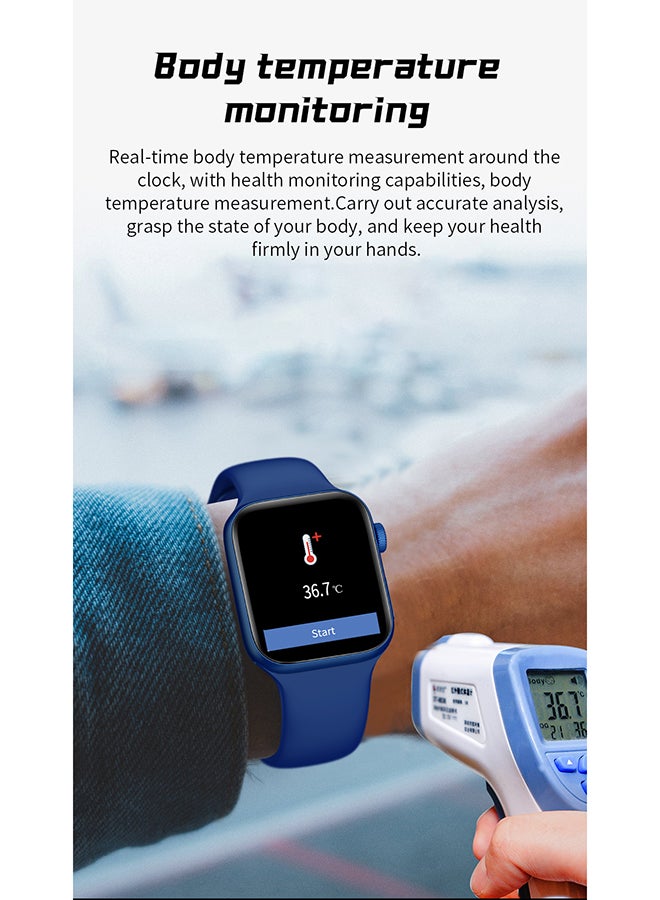 150.0 mAh Series 8 Smartwatch Blue