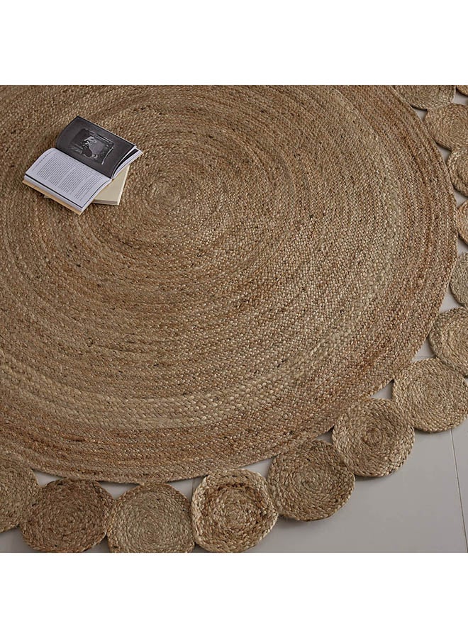 هوم بوكس سجادة جوت مجدولة يدويًا من ناتشورا تابيس - 200 سم بيج 200x200سم  - Image 2