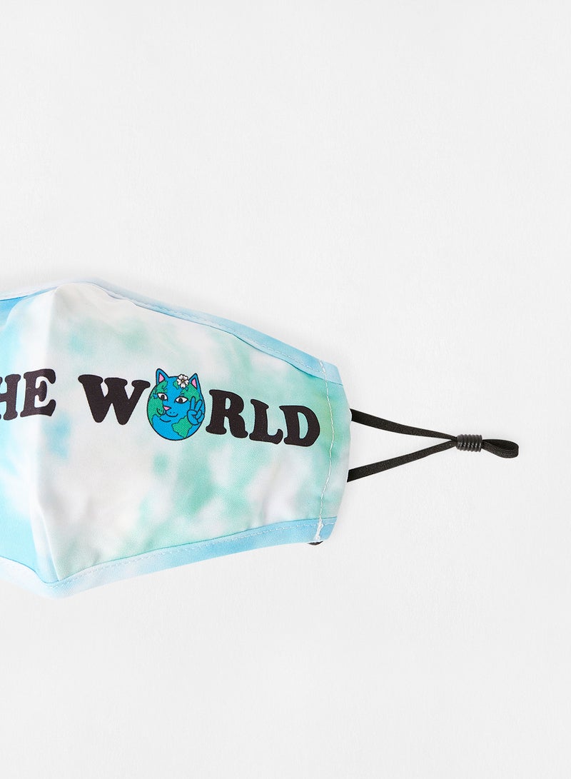 RIP N DIP - Save The World Face Mask Blue - Image 1