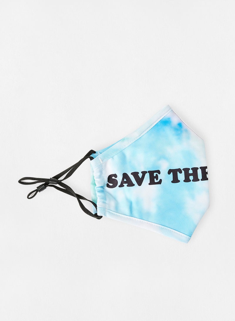 RIP N DIP - Save The World Face Mask Blue - Image 1