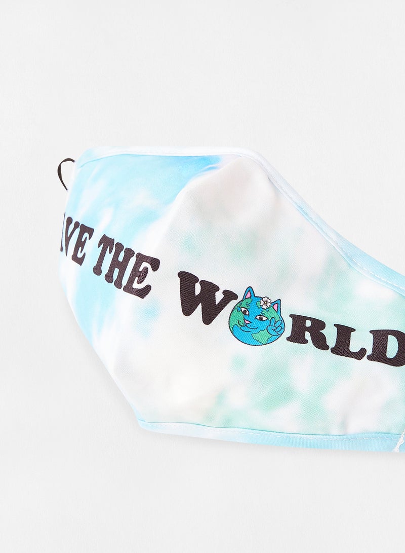 RIP N DIP - Save The World Face Mask Blue - Image 1