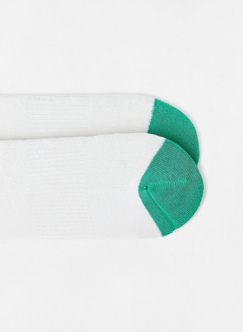 ريبوك جوارب بتصميم الأميرات أبيض - Image 3