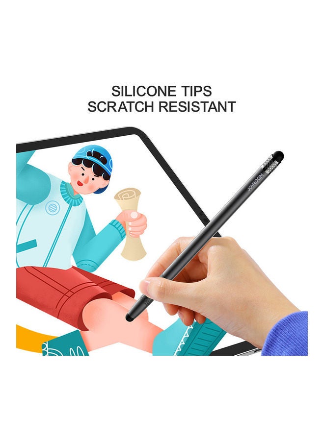 JOYROOM - Passive Capacitive Soft Touch Stylus pens for touch screens  Pen For iPad & iPhones Black - Image 1