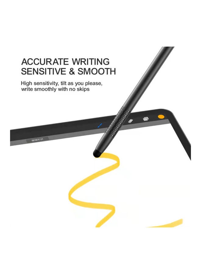 JOYROOM - Passive Capacitive Soft Touch Stylus pens for touch screens  Pen For iPad & iPhones Black - Image 1