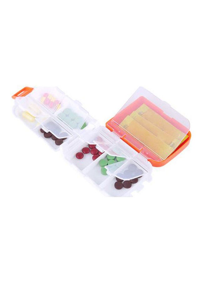 Mini Medicine Tablets Organizer - 8 Slots - Image 1