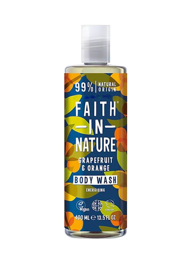 Faith in Nature Body Wash Grapefruit And Orange 400ml 