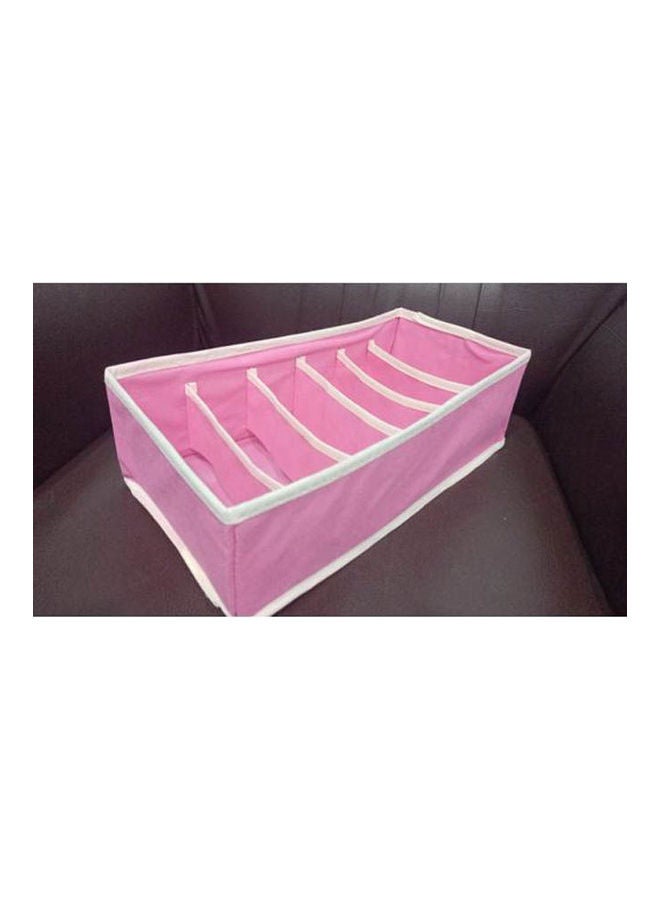 Generic - Multi-grids Clothes Storage Organizer - 4 Pcs Pink - Image 1