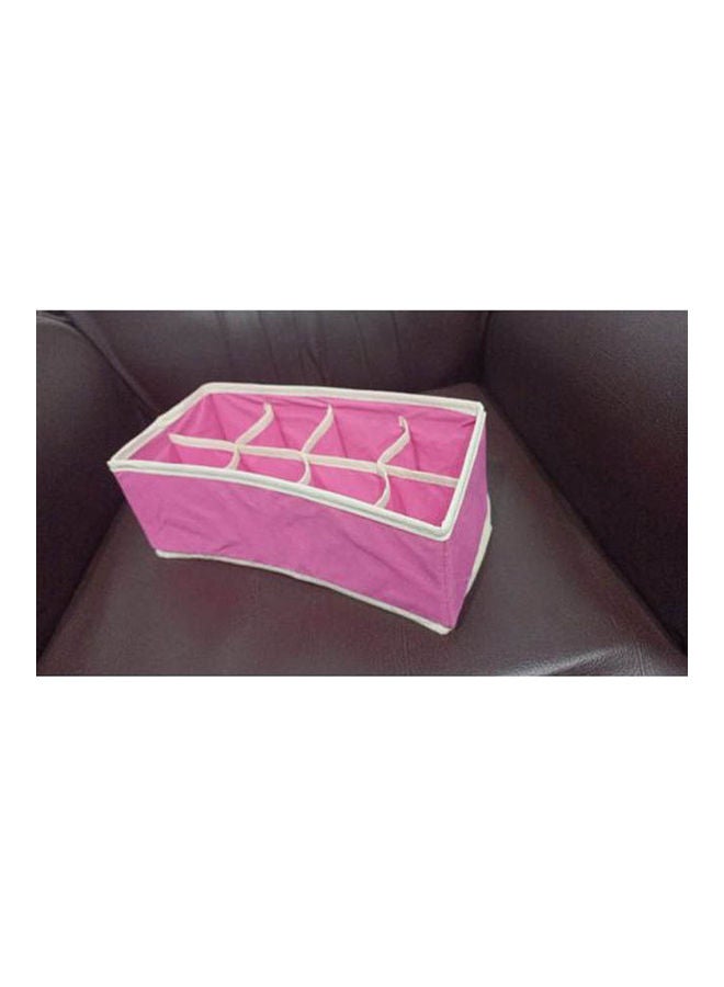 Generic - Multi-grids Clothes Storage Organizer - 4 Pcs Pink - Image 1