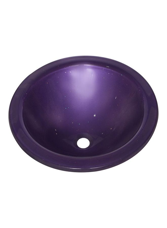 Wash Basin With Mixer Purple