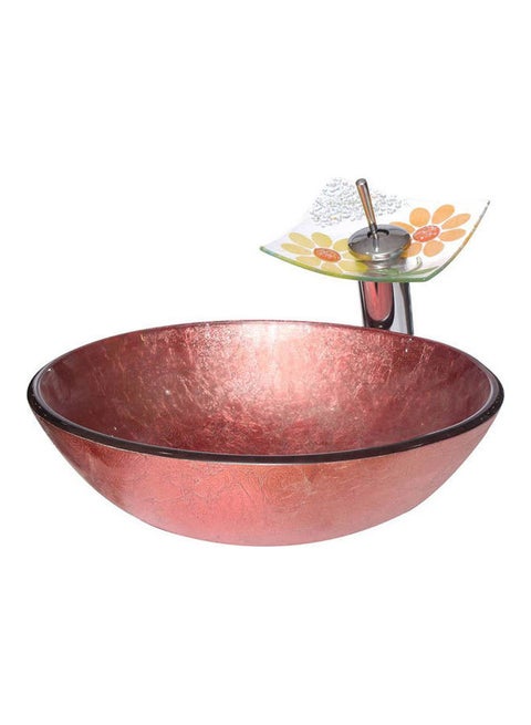 Wash Basin Color Basin With Mixer With Stand Pink