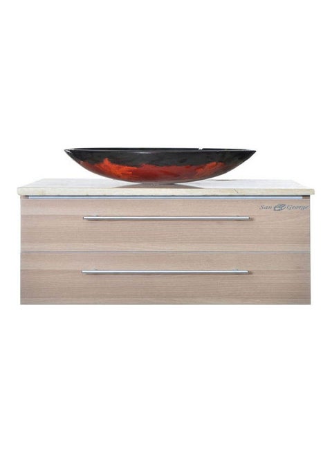 Vanity Sink With Storage Cabinet with Sink Basin Only unit Multicolour 60X50X40cm