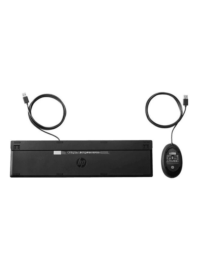 HP Wired Desktop HP Mouse and Keyboard Black - Image 3