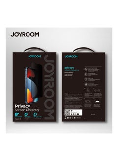 JOYROOM Privacy Tempered Glass Screen Protector For iPhone 13/13 pro 6.1 inch Black  - Image 3