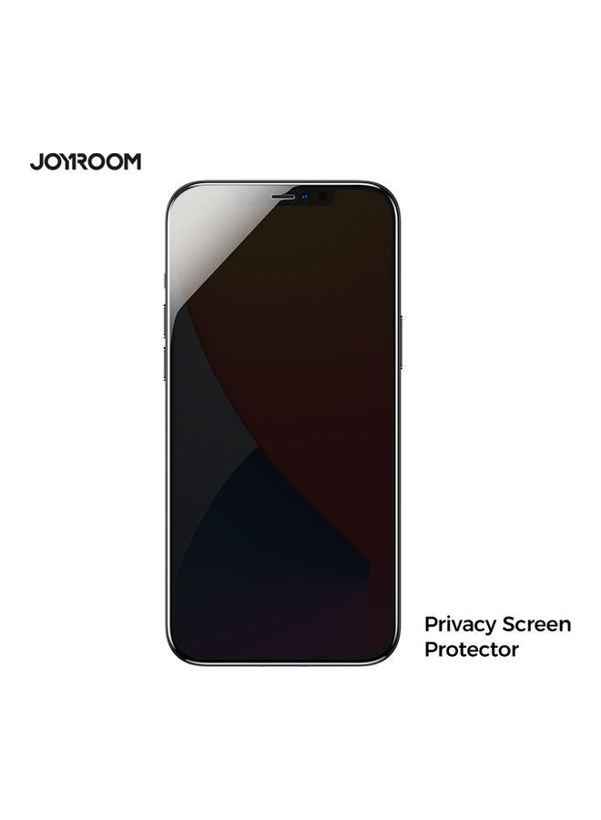 JOYROOM - Privacy Tempered Glass Screen Protector For iPhone 13/13 pro 6.1 inch Black - Image 1