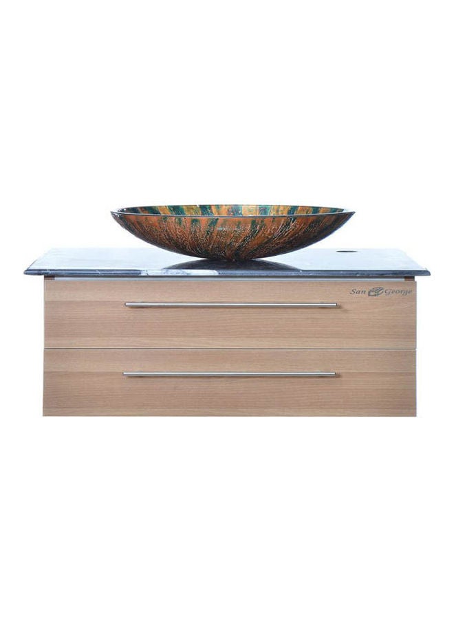 San George Design - Vanity Sink With Storage Cabinet With Sink Basin B-406 With Mixer Multicolour 40X40X270 - Image 1