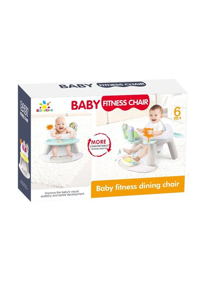Baby love - Multifunctional Folding Compact Baby Fitness Dining Chair Portable Seat - Image 1
