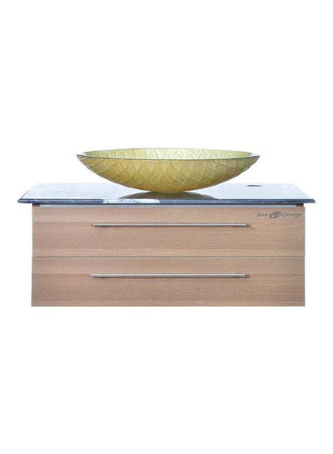 سان جورج ديزاين حوض مع وحدة تخزين وفتحة تصريف طراز B-407 متعدد الألوان 40X40X273سم  - Image 1