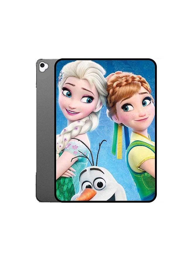 Theodor Protective Flip Case Cover For Apple iPad 9 Frozen Characters Multicolour - Image 1