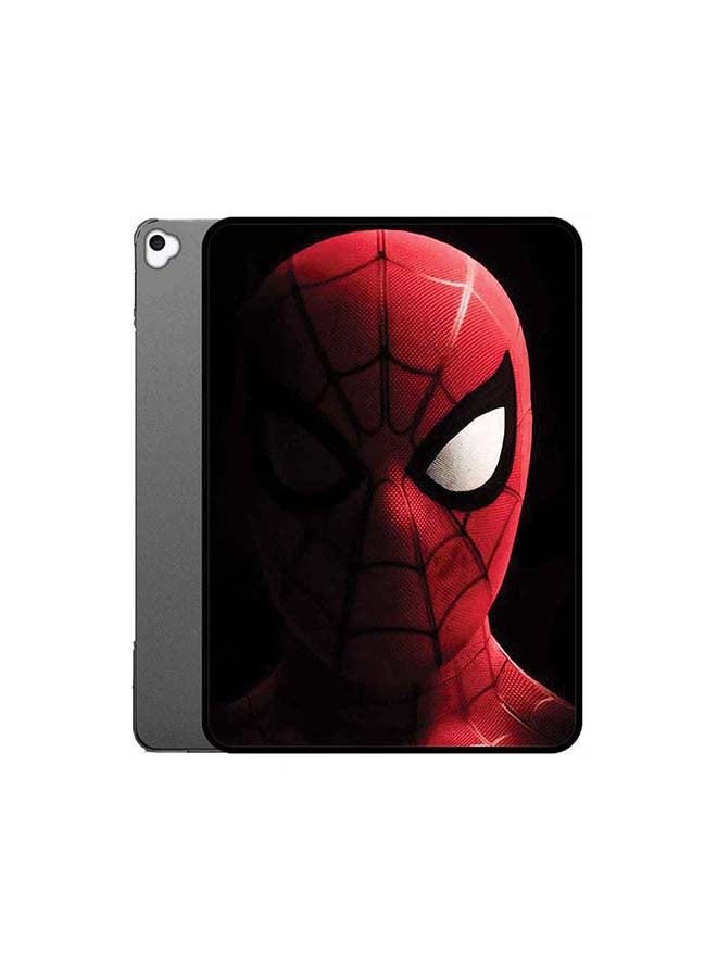 Theodor Protective Flip Case Cover for Apple iPad 9 Spiderman Face - Image 1