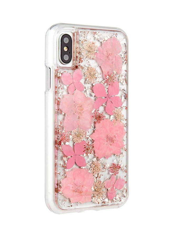 كايس مايت غطاء حماية من تشكيلة كارات بيتلز لهاتف أبل آيفون XS/ ‏X وردي - Image 2